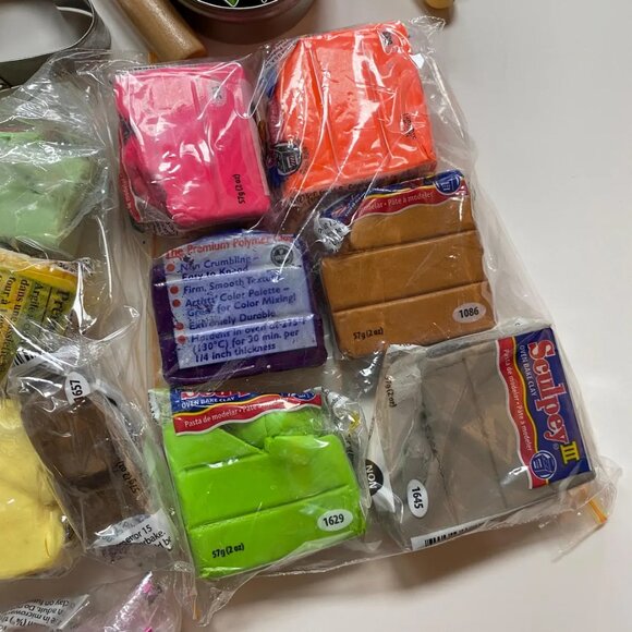 Polymer Clay Craft LOT Oven Bake Clay Sculpey - Picture 6 of 10